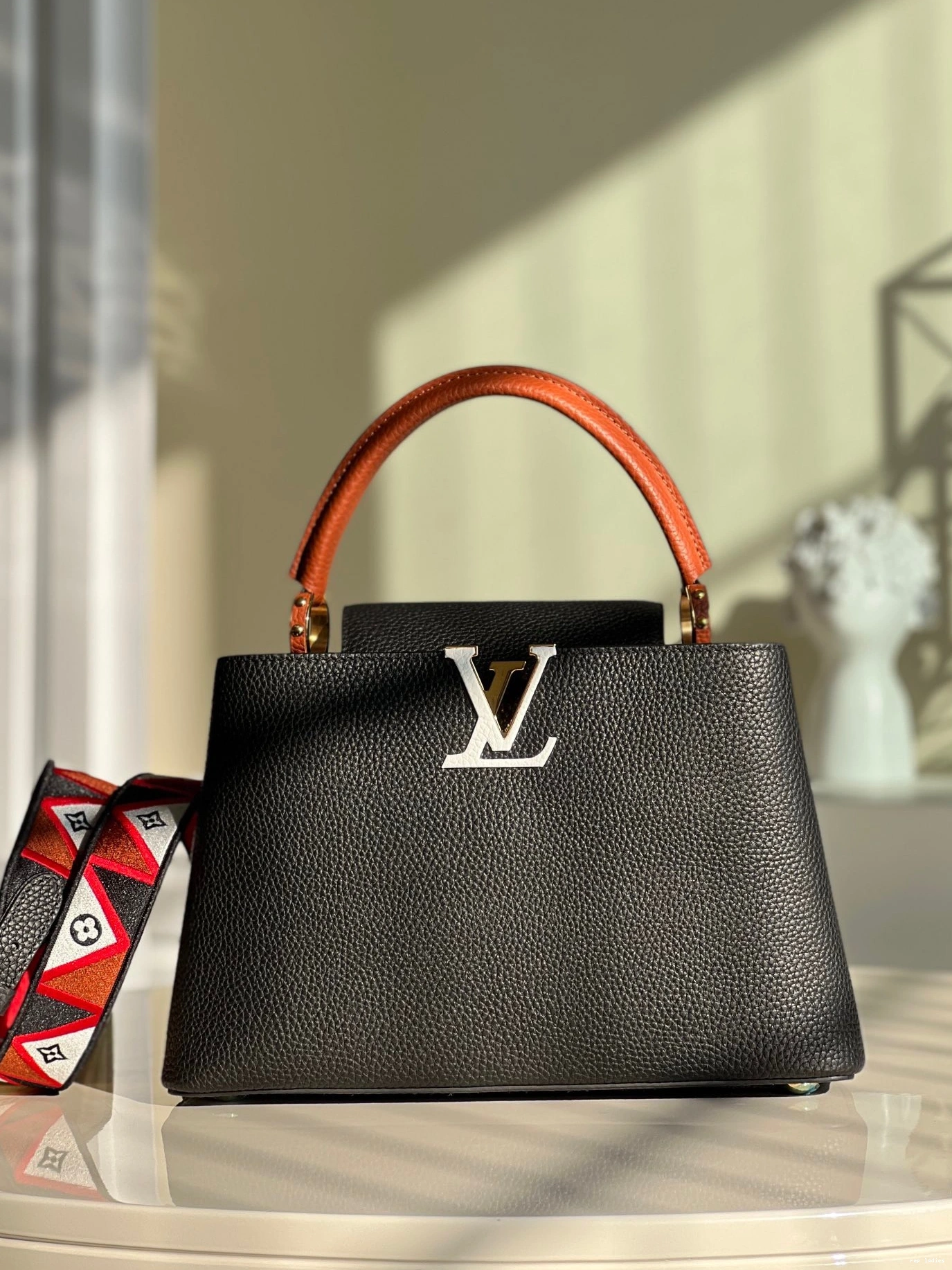 Cheap VUITTON LOUIS CAPUCINES MM 0723